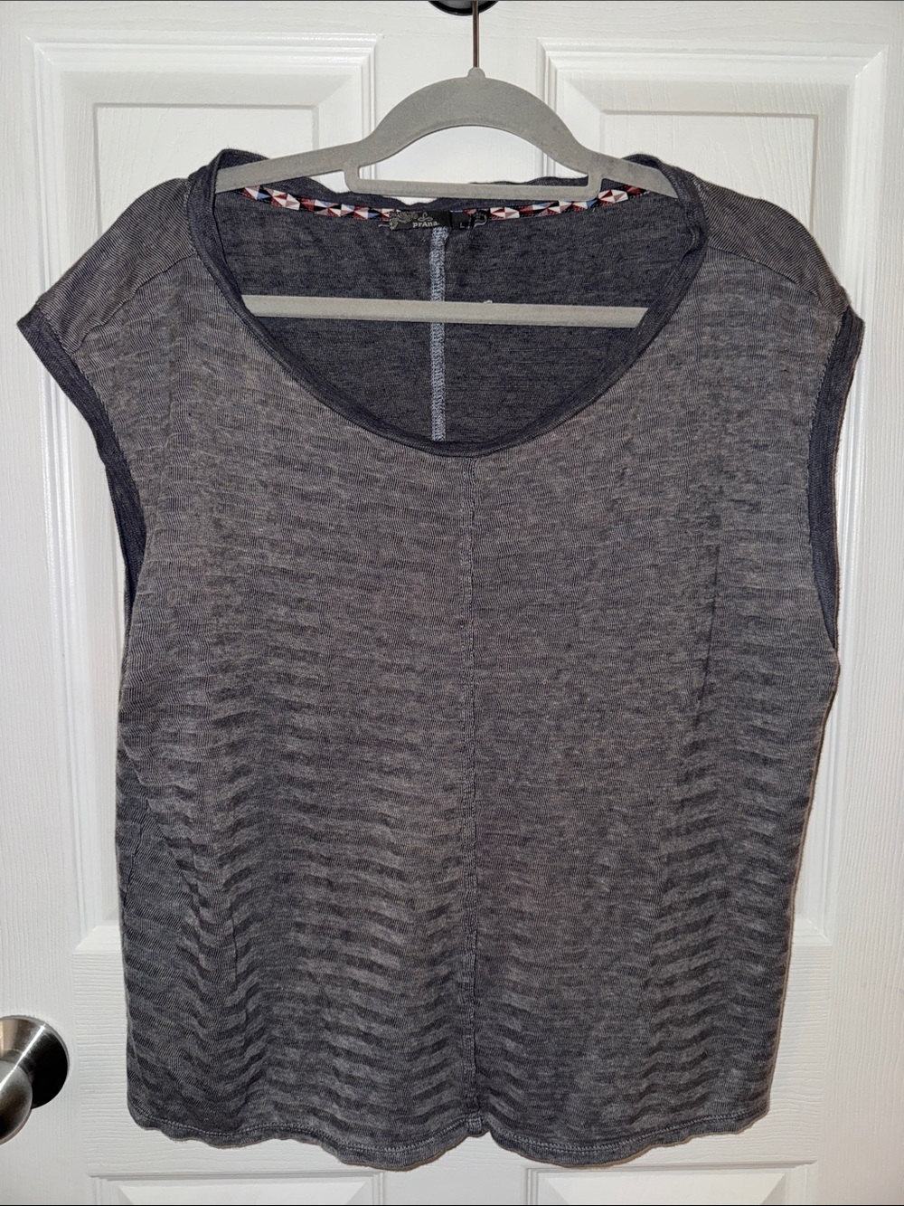 Prana Heather Gray Sleeveless Tank Top